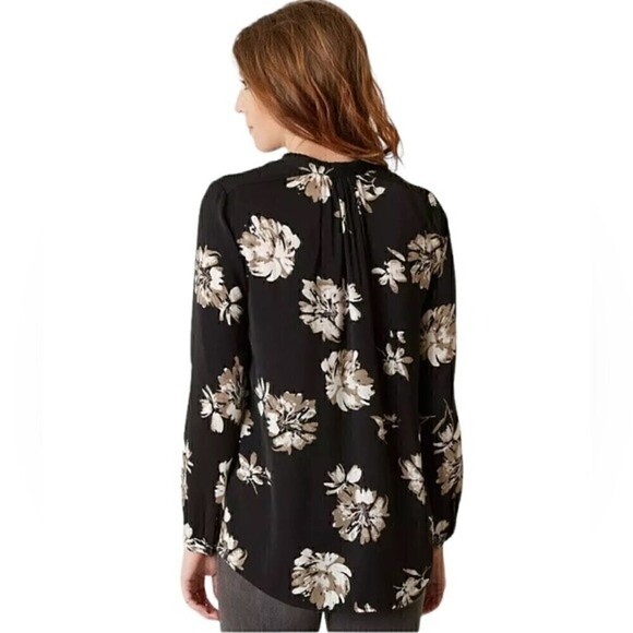 NWT Lucky Brand Floral Peasant Top - Size 1X - Picture 3 of 14